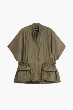 Adjustable nylon poncho