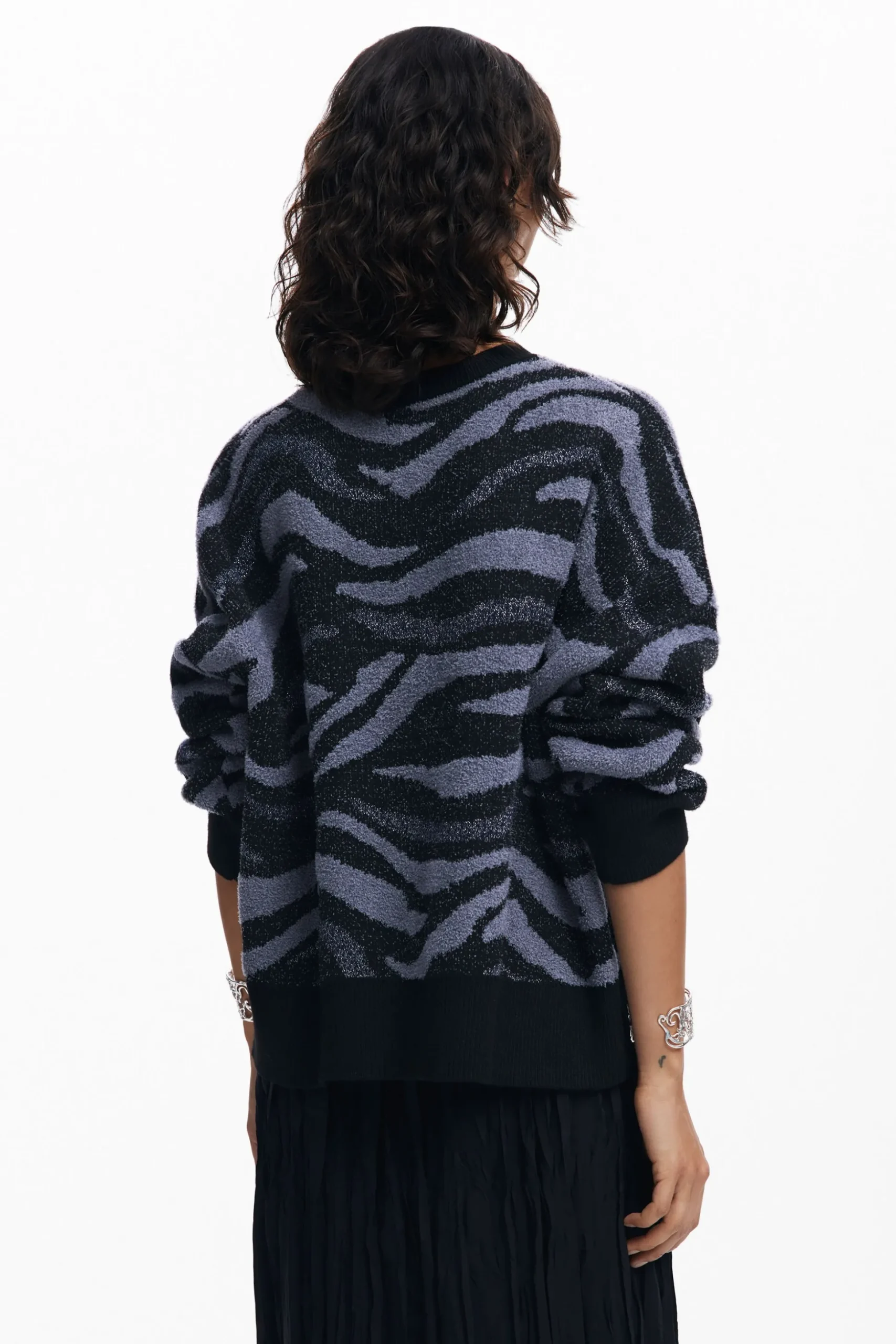 Animal print sweater