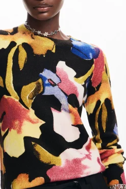Arty flower sweater