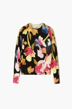 Arty flower sweater