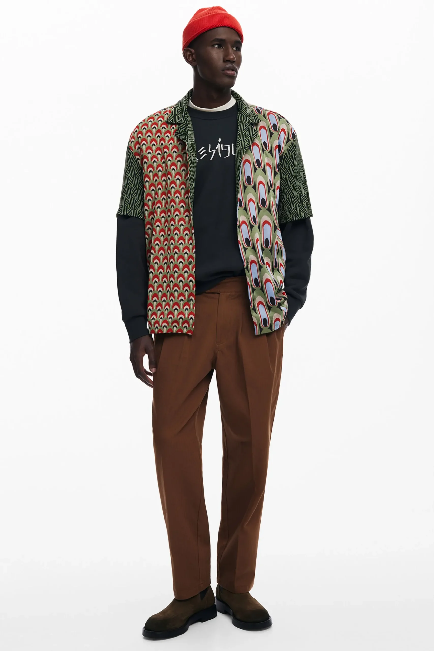 Arty knit shirt
