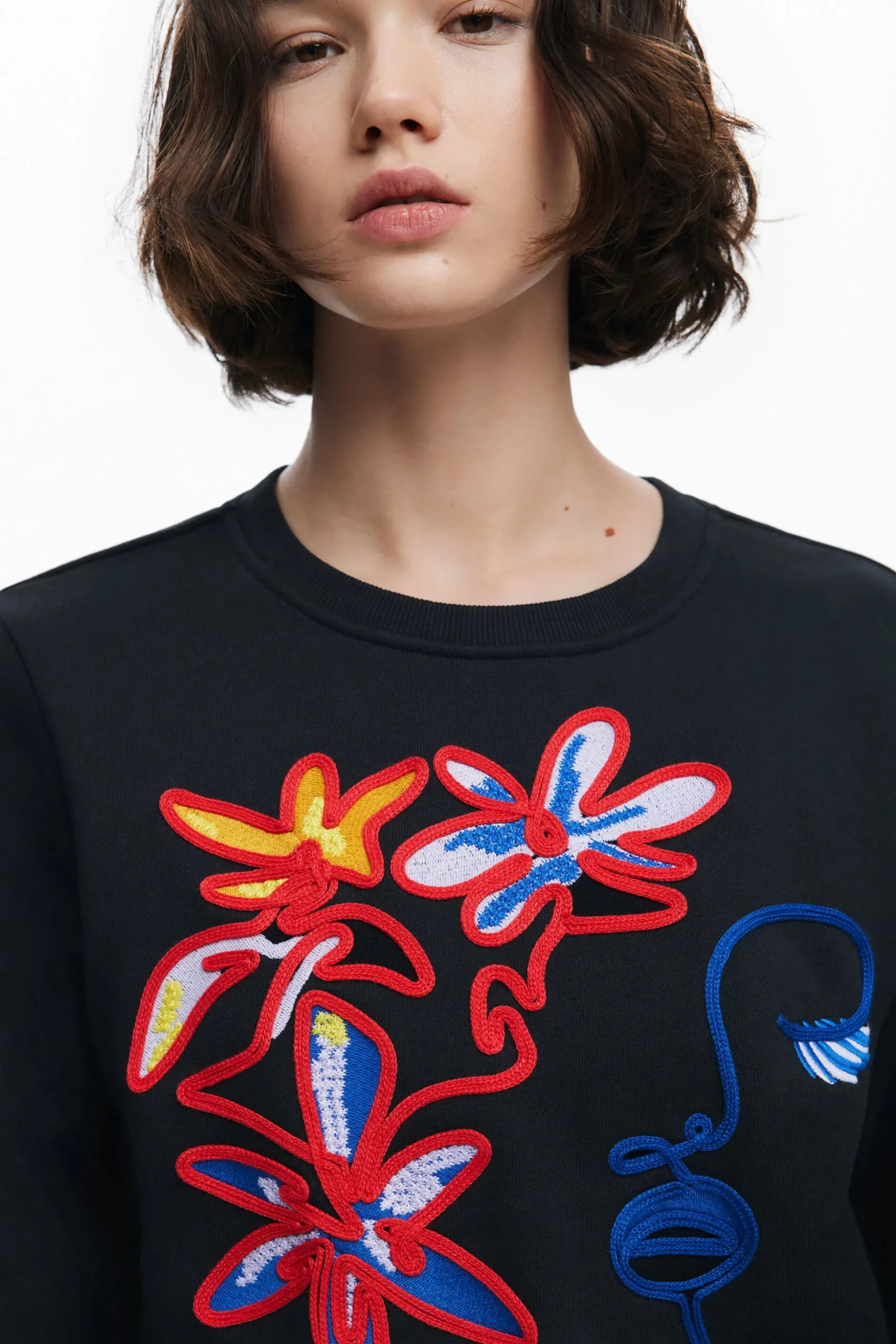 Arty print sweatshirt