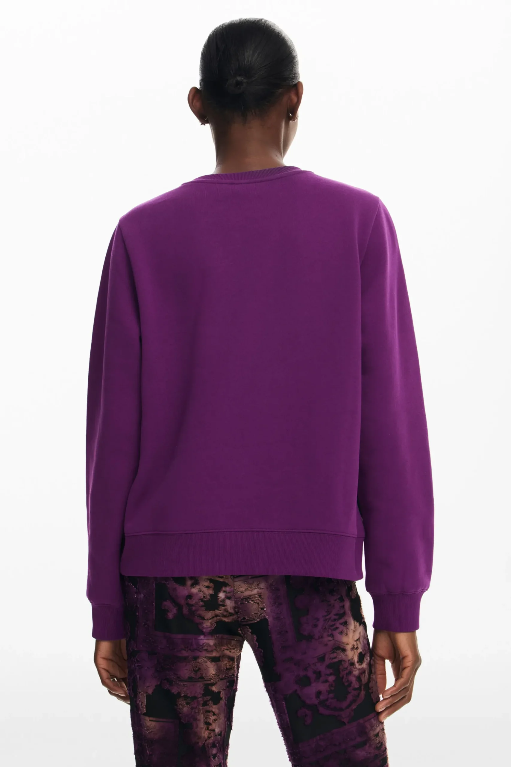 Arty print sweatshirt