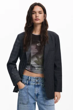 Asymmetric blazer
