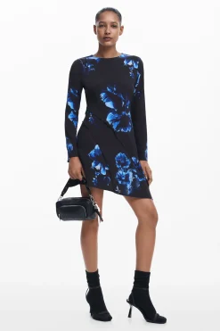 Asymmetrical cut dress