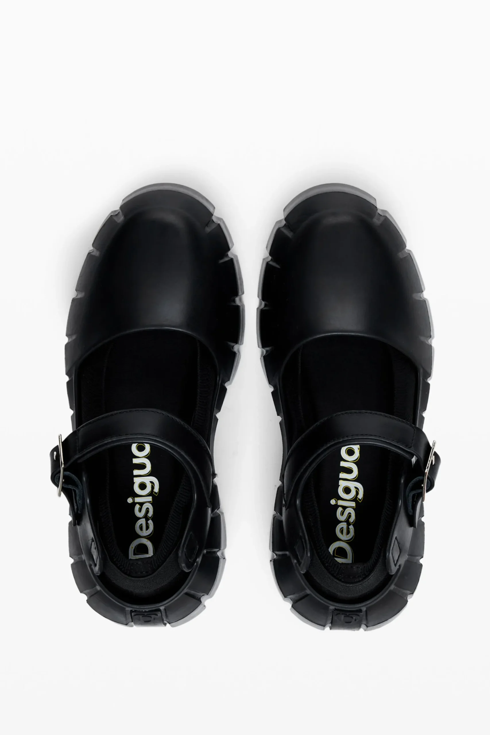 Ballet flat with side release closure