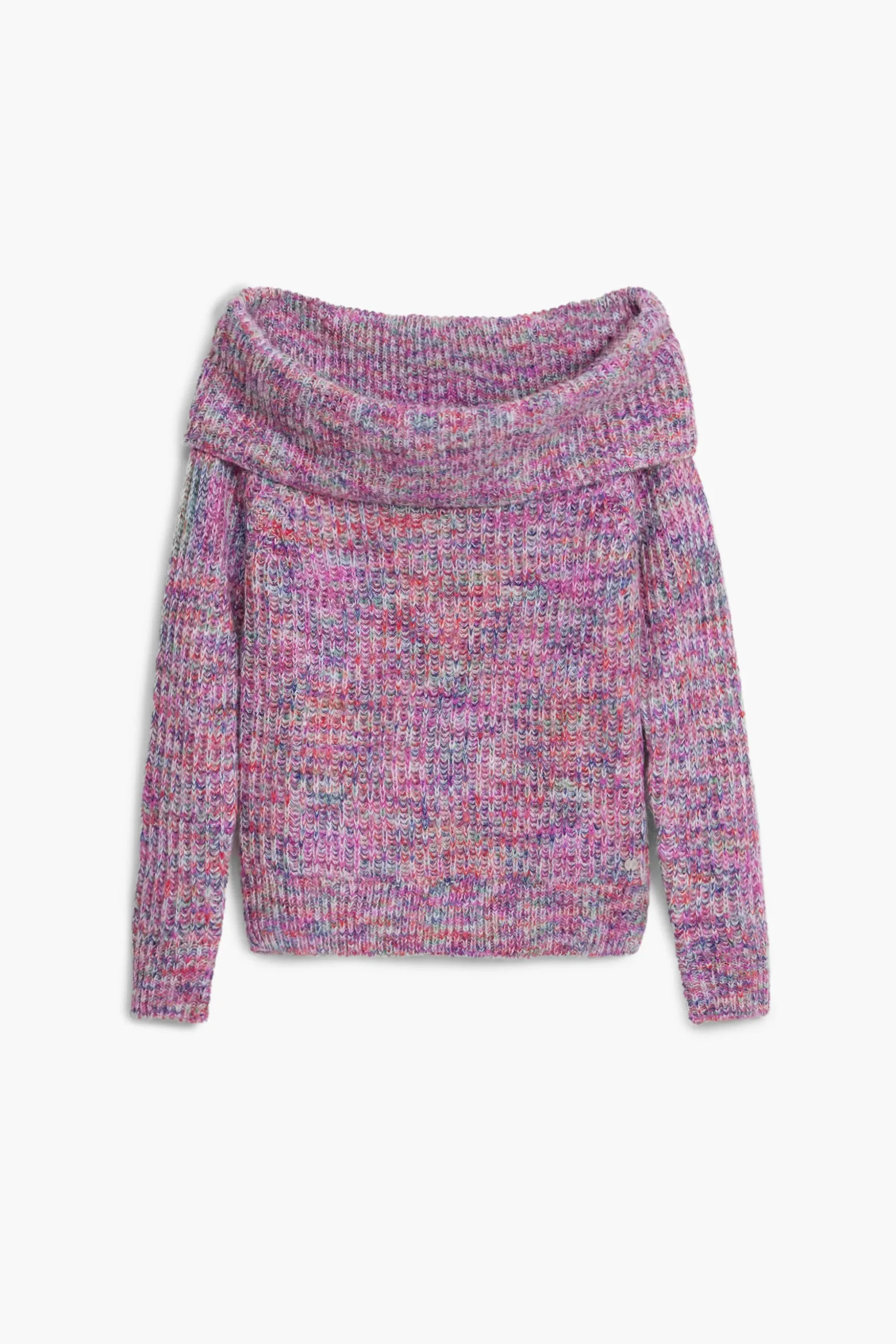 Bardot neckline sweater