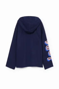 Basketball T-shirt with a hood