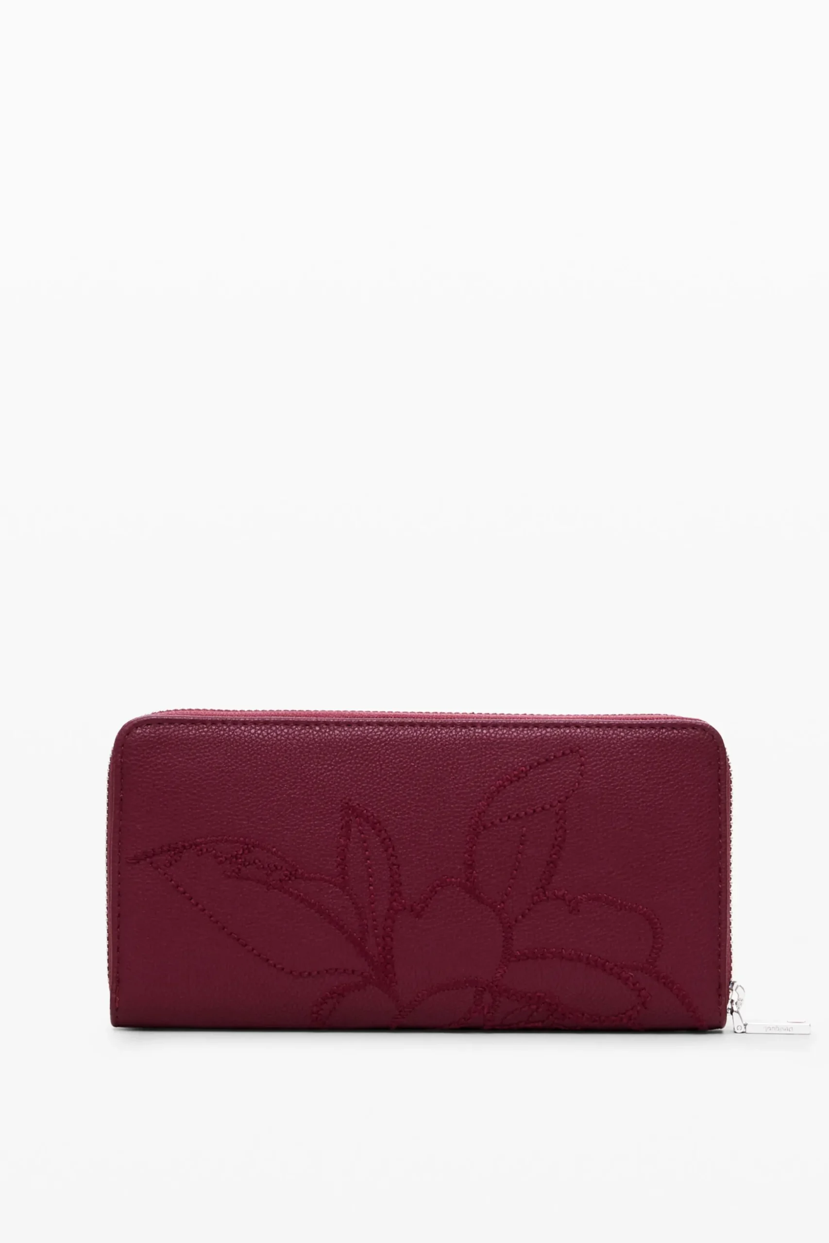 Botanical faux leather wallet