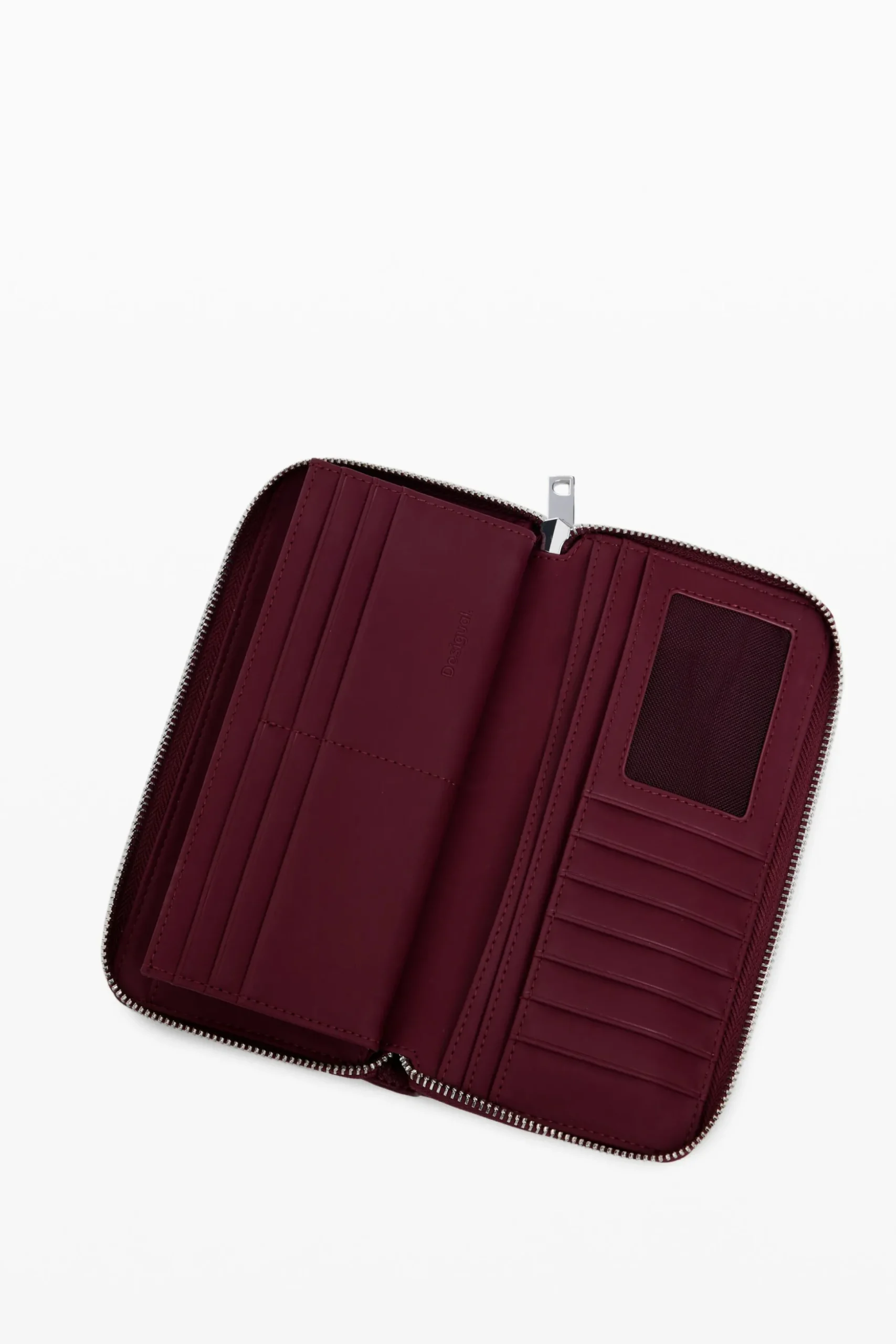 Botanical faux leather wallet