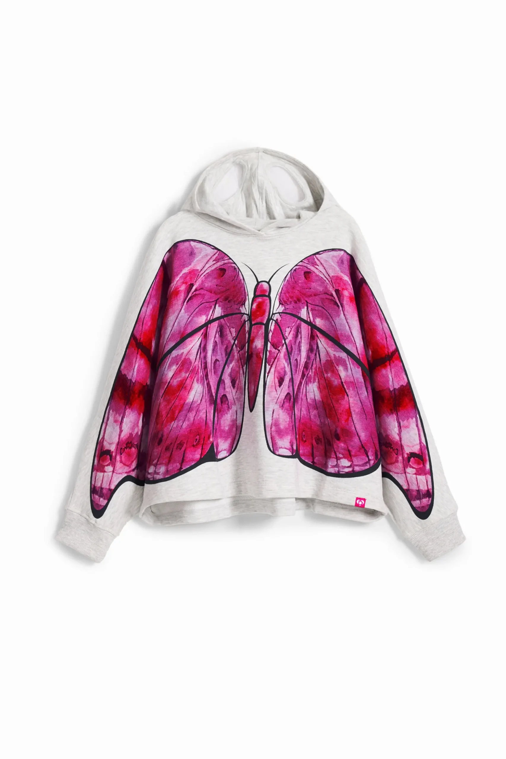 Butterfly cape sweatshirt