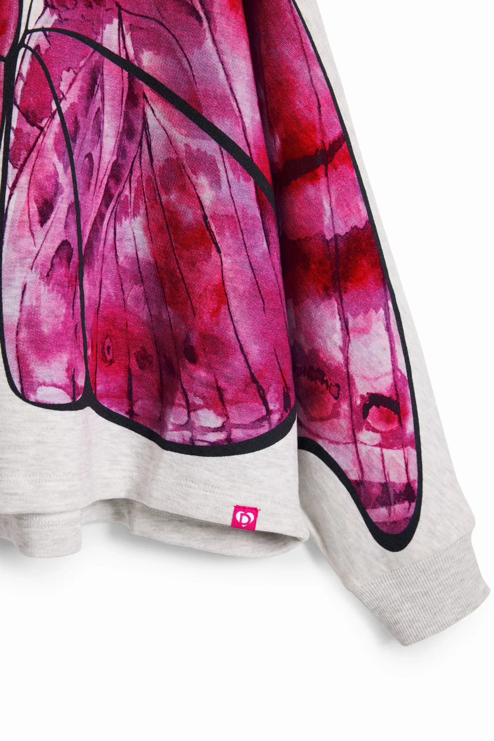 Butterfly cape sweatshirt