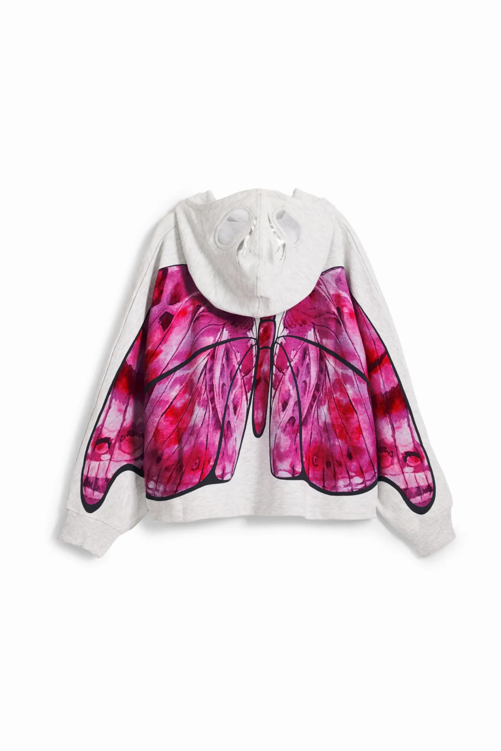 Butterfly cape sweatshirt