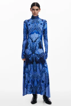 Butterfly midi dress