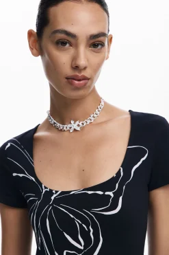 Butterfly midi dress