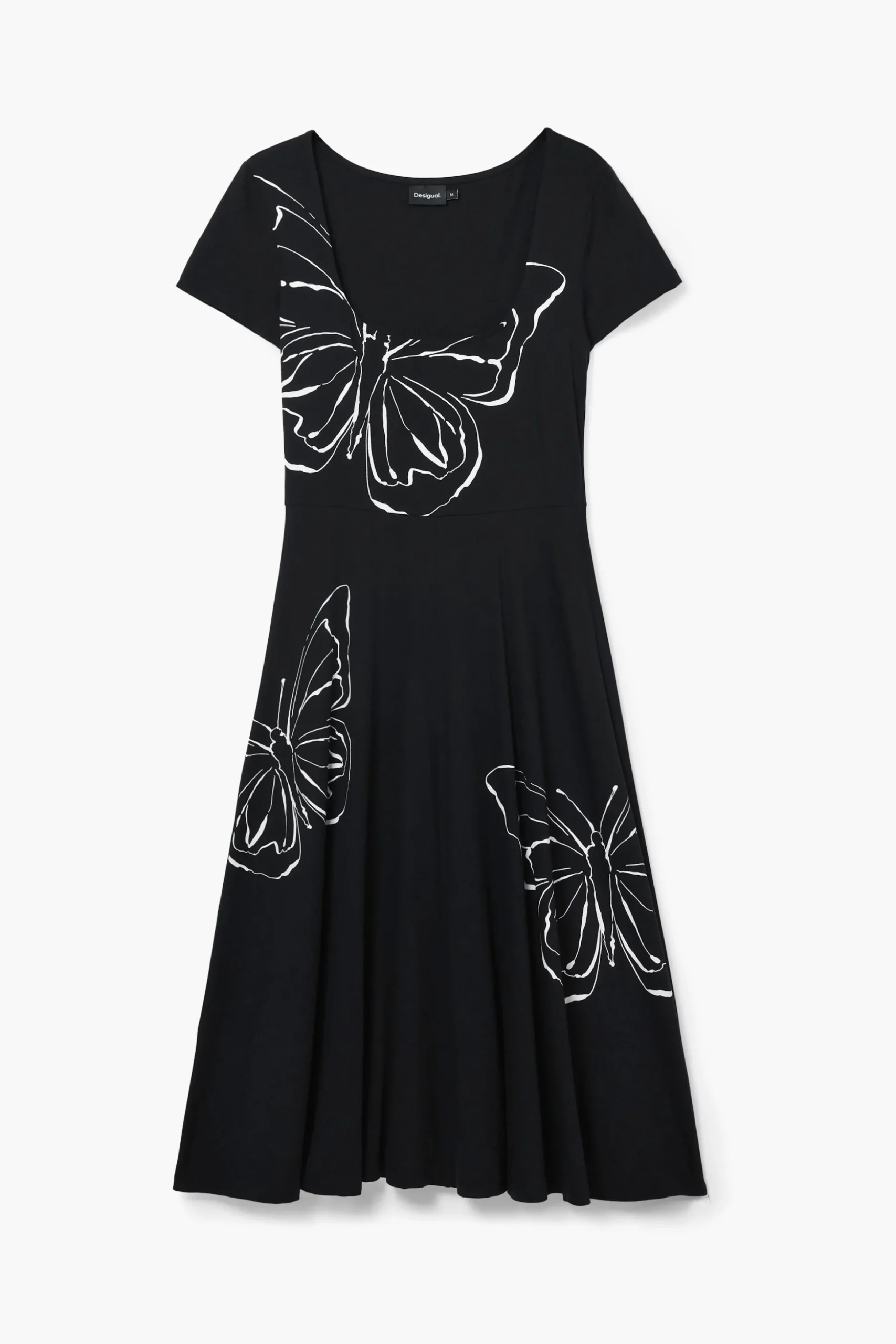 Butterfly midi dress