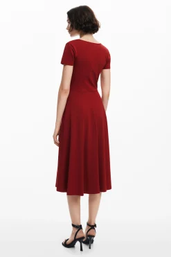 Butterfly midi dress