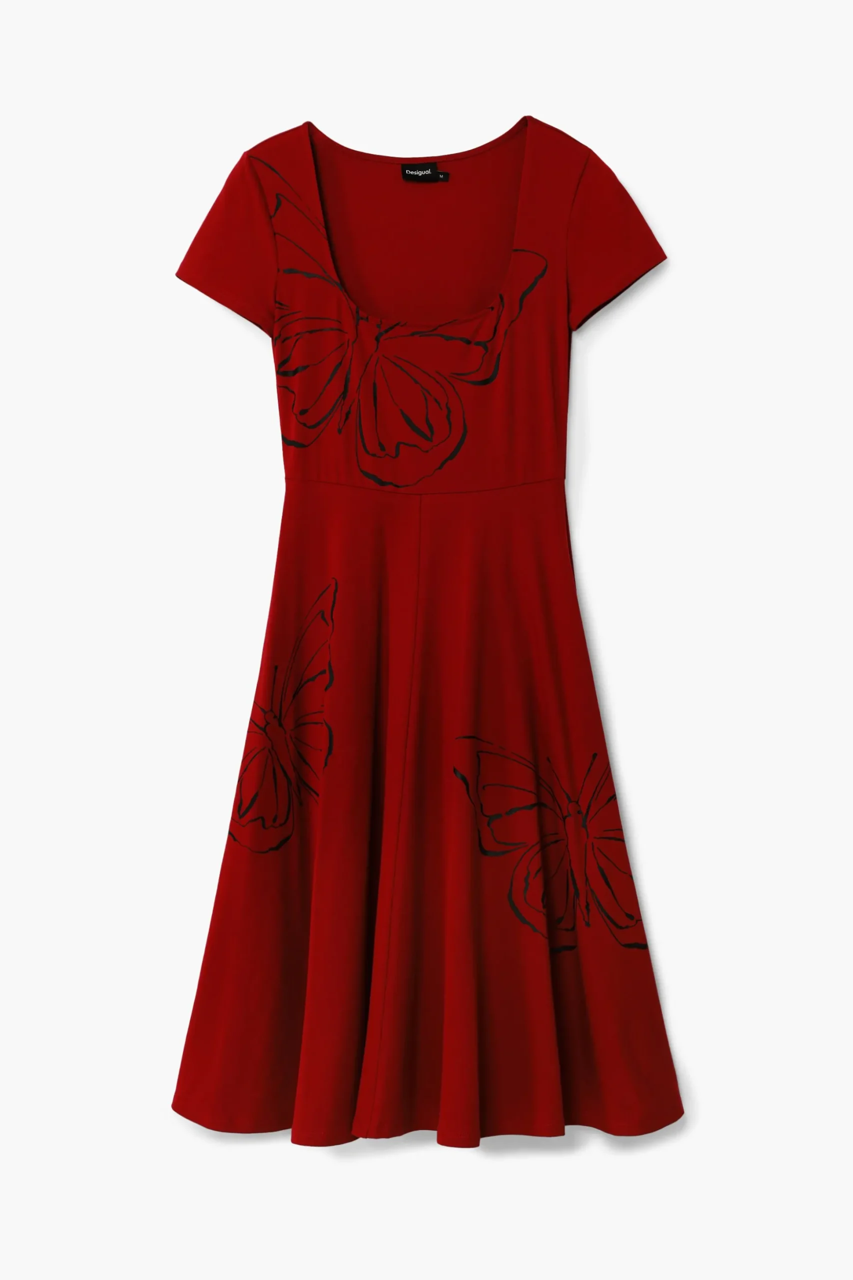 Butterfly midi dress