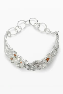 Chrome textured Zalio choker