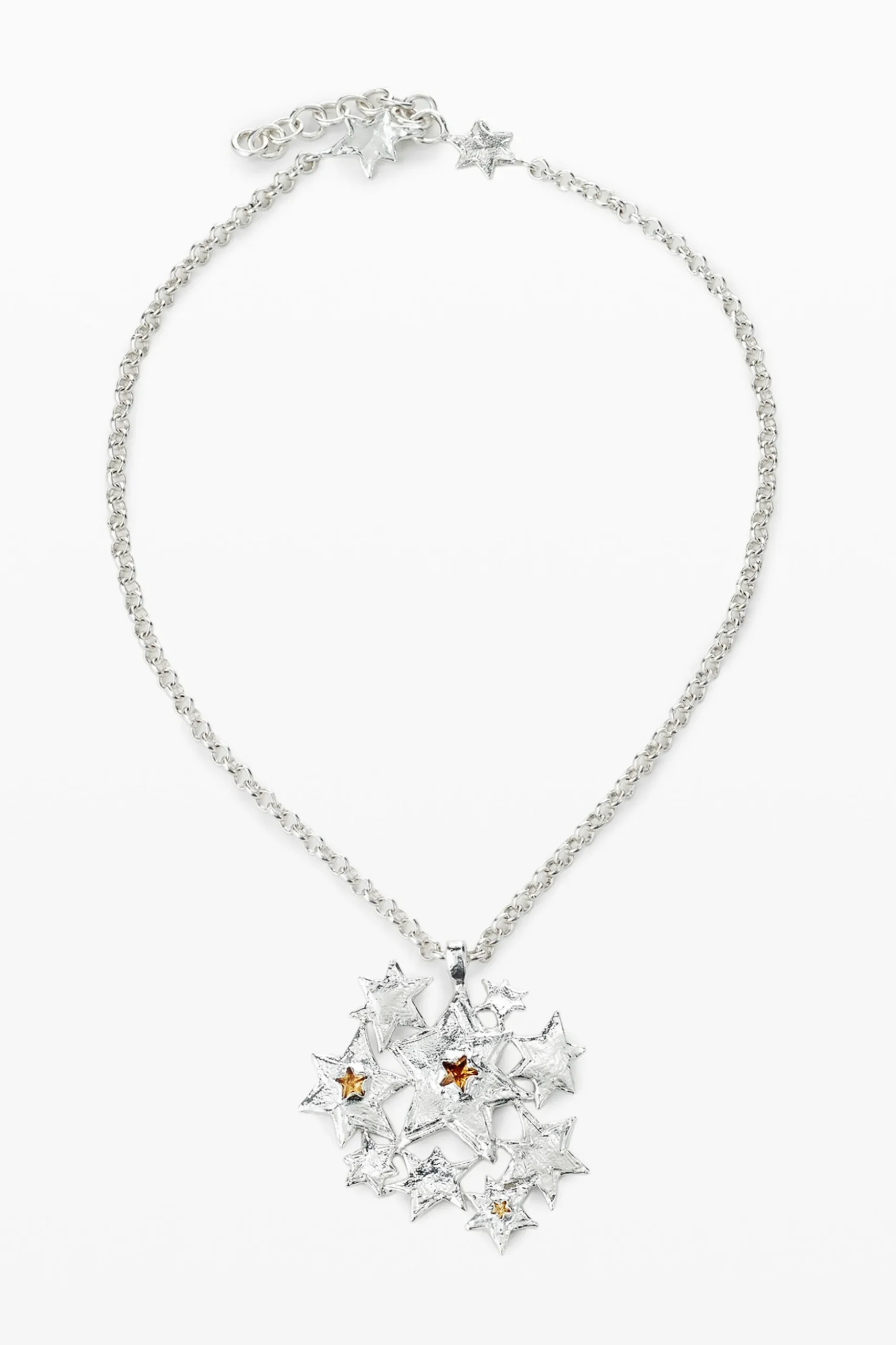 Chromed necklace cosmic harmony Zalio