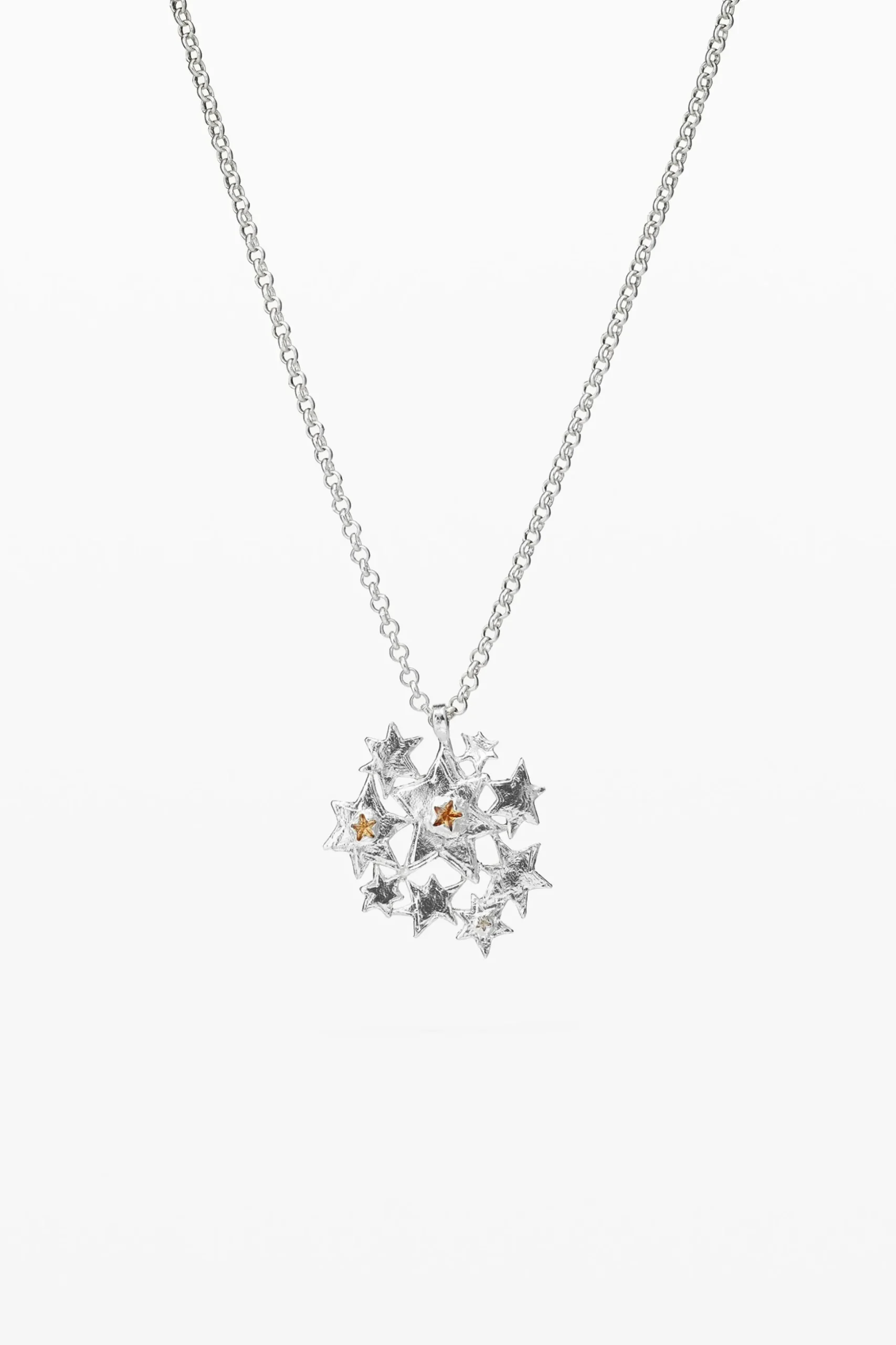 Chromed necklace cosmic harmony Zalio