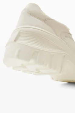 Chunky leather sneakers