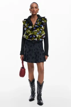 Combined floral jacket