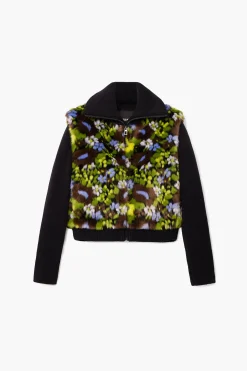 Combined floral jacket