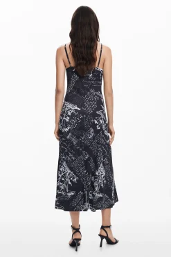 Combined midi dress