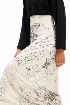 Combined midi dress
