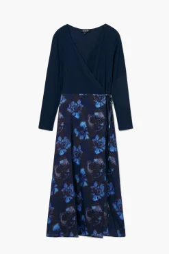 Combined midi dress