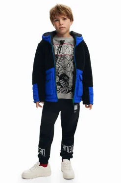 Combined padded coat