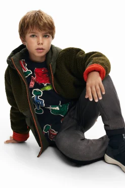 Combined padded coat