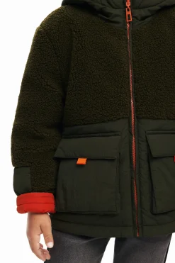 Combined padded coat