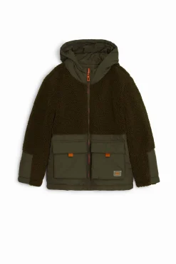 Combined padded coat