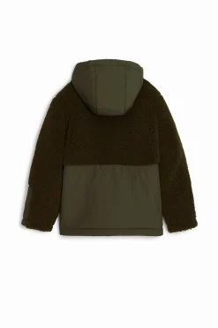 Combined padded coat