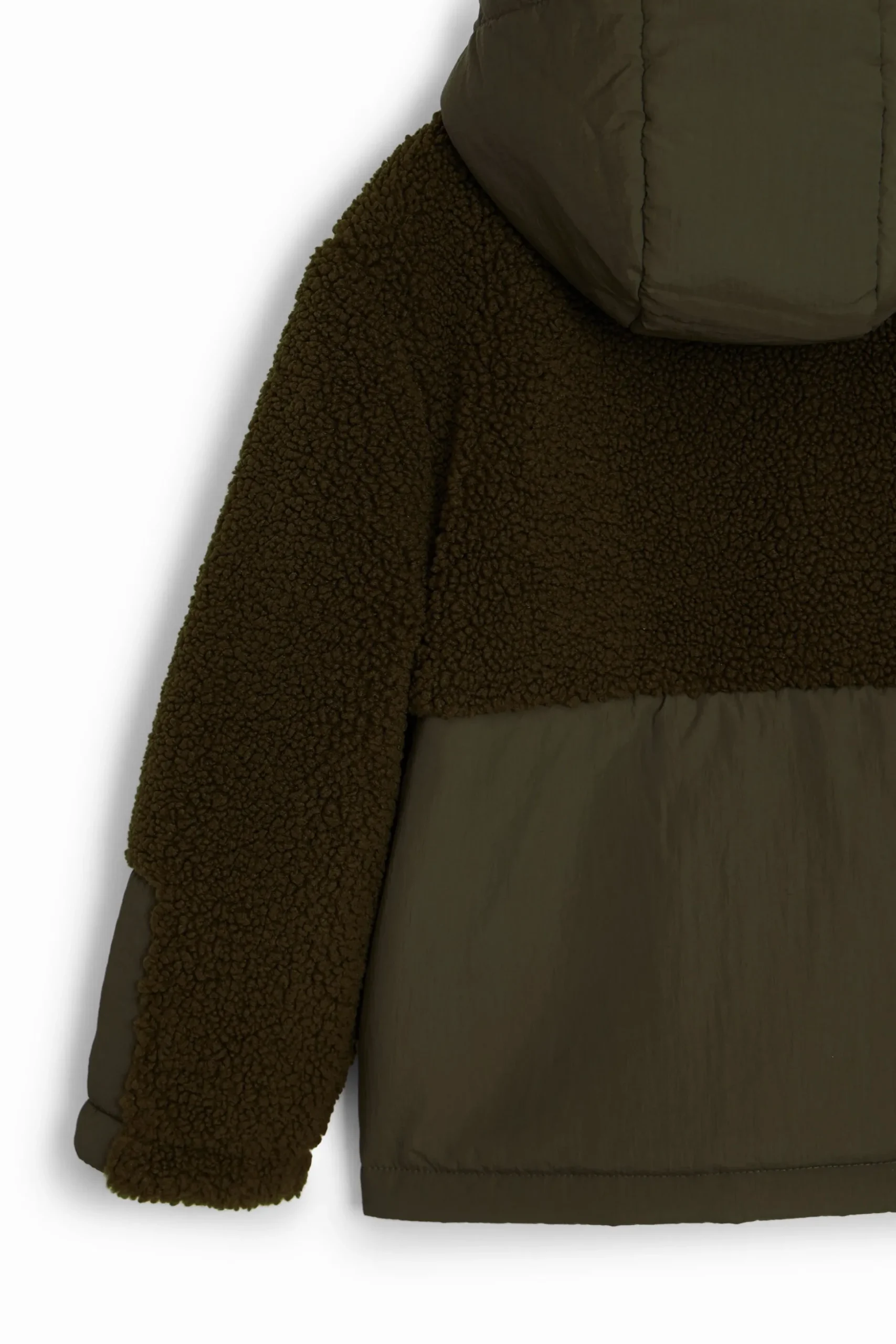 Combined padded coat