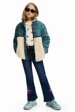 Combined padded coat