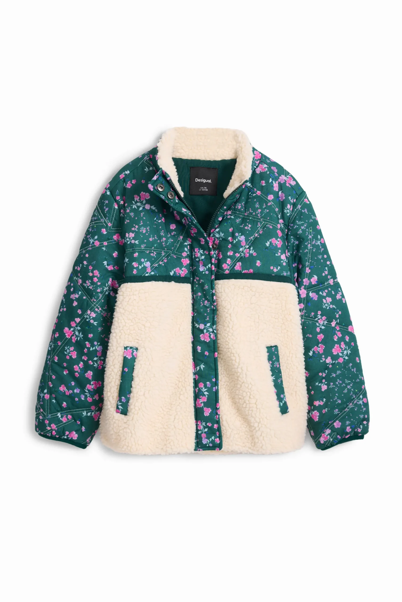 Combined padded coat
