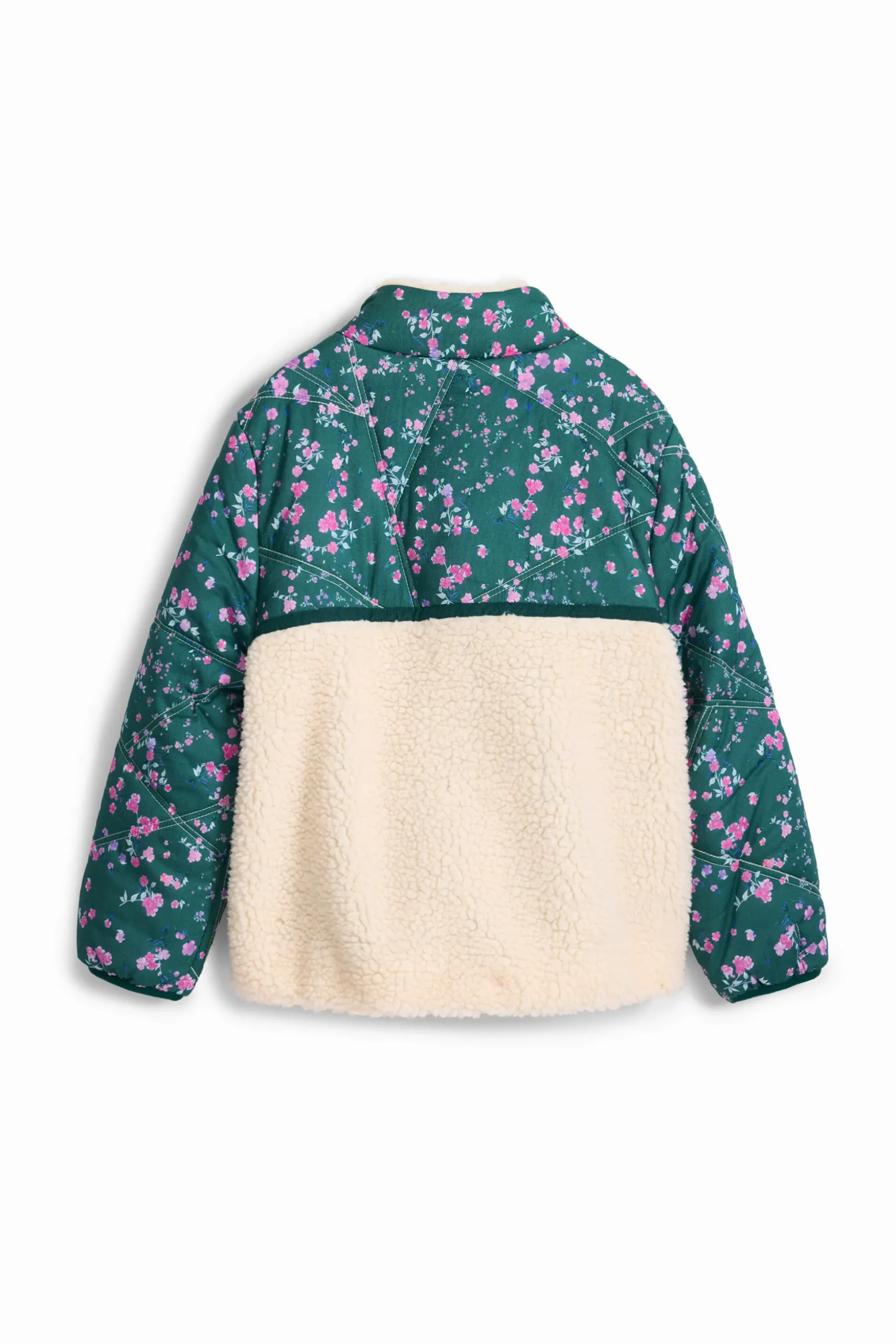 Combined padded coat