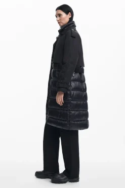 Combined padded coat