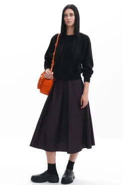 Combined plain dress