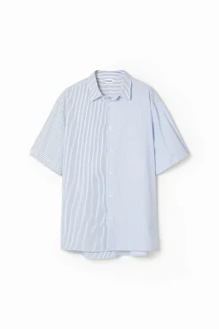 Deconstructed long-sleeve shirt