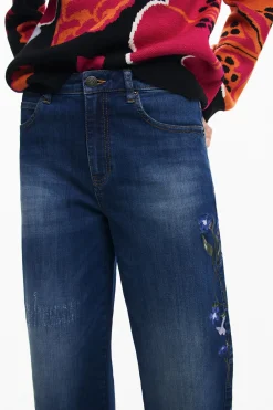 Denim culotte jeans