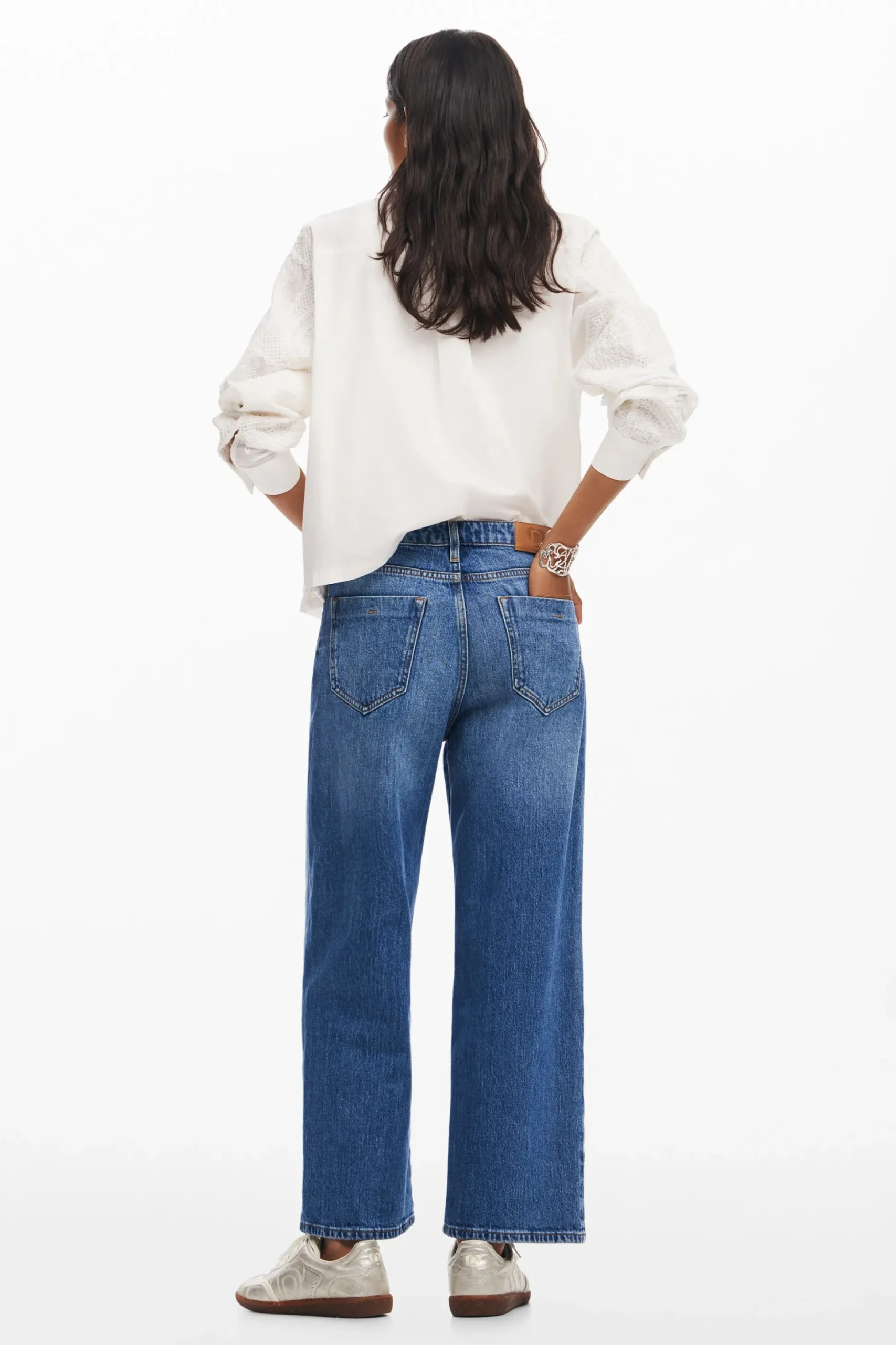 Denim culotte jeans