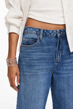 Denim culotte jeans