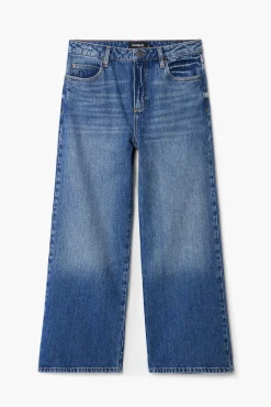 Denim culotte jeans