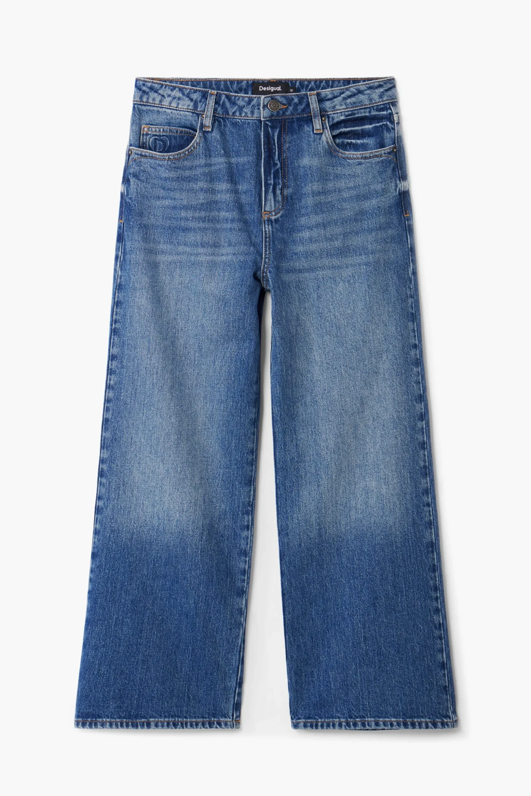 Denim culotte jeans