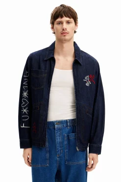 Denim jacket silhouettes