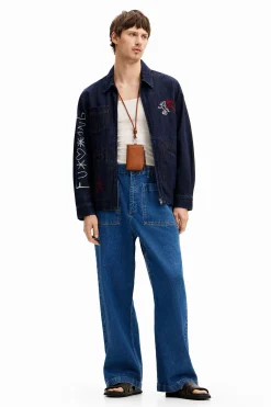 Denim jacket silhouettes
